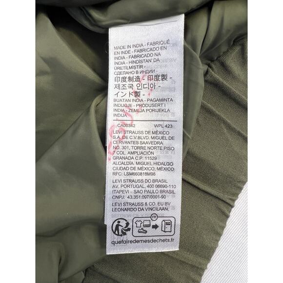 Levi’s Men’s Utility Jacket Olive Green Zip Front Size M New With Tags - Picture 11 of 13